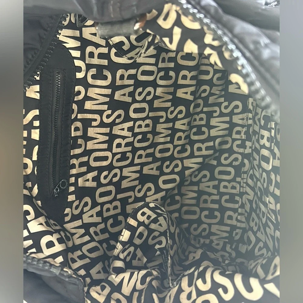 Marc Jacobs Black Quilted Tote Bag shoulder bag_10